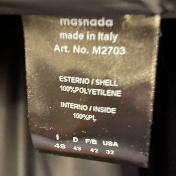 masnada Reversible Padded Puffer Mods Coat - Made in Italy - Picture 14 of 15